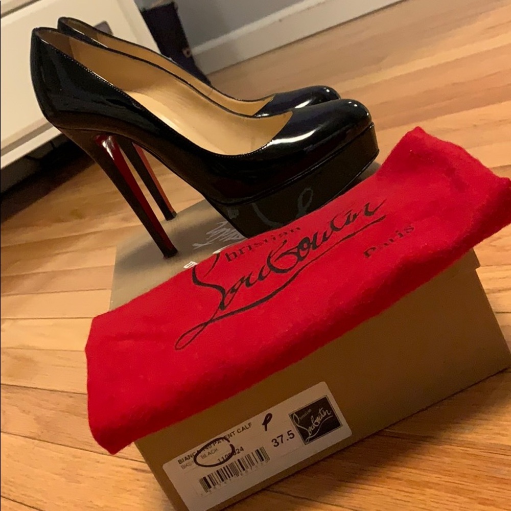 Christian Louboutin Bianca 140 Patent Calf shoes - Picture 1 of 5